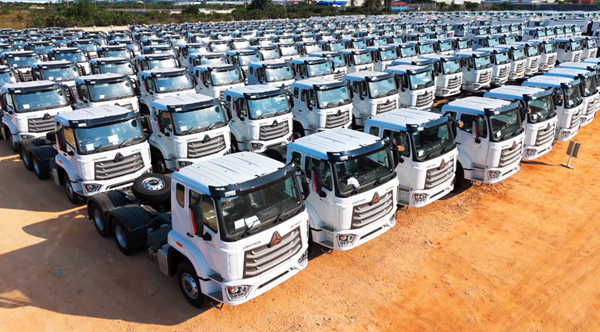 Sinotruk heavy truck export record