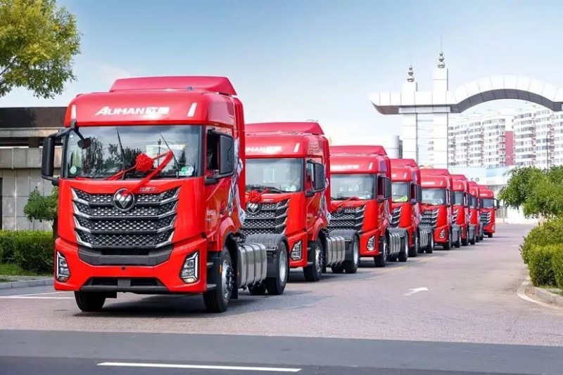 Auman Galaxy heavy truck delivery to CNPC Kunlun Logistics