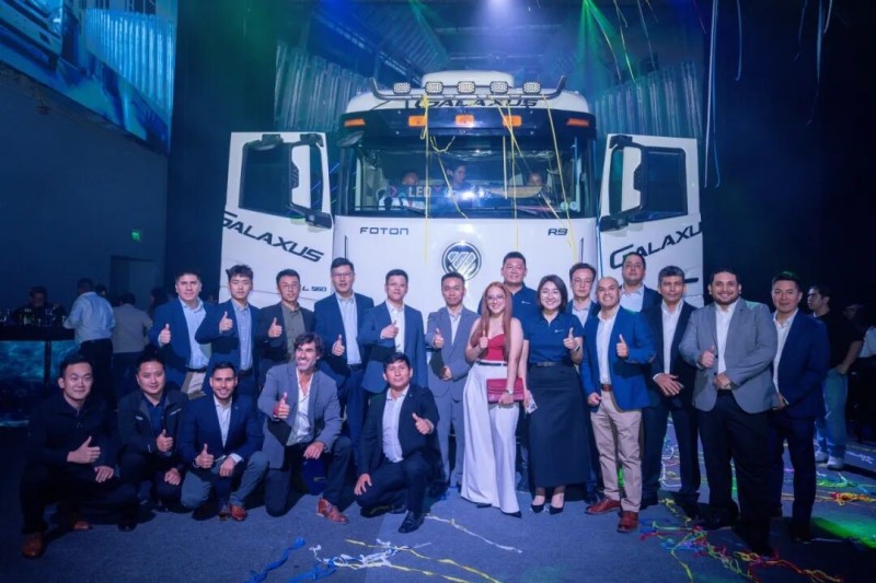 Convoy of Auman heavy trucks dispatched to Zambia in Africa