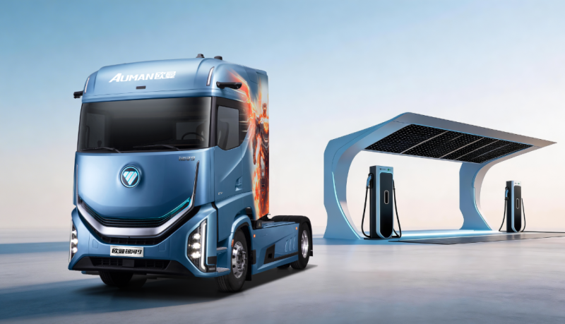 Auman intelligent heavy truck delivery for trunk-line logistics